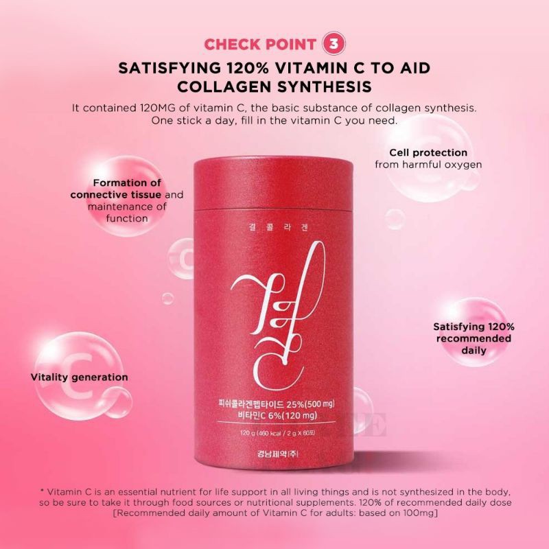 Beauty Collagen Hàn Quốc Dạng Bột 60 gói