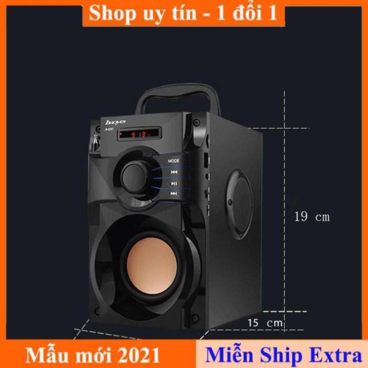 [ Xả kho tết] Loa bluetooth công suất lớn siêu Bass HAOYES RS  A100 - chất lượng âm thanh siêu đỉnh nhất 2021