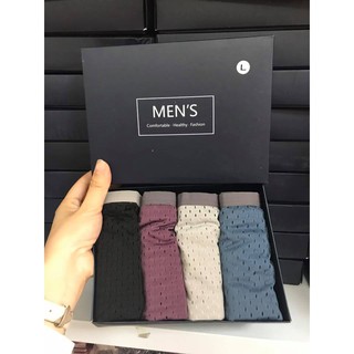 Set 4 quần sịp đùi thông hơi Men's