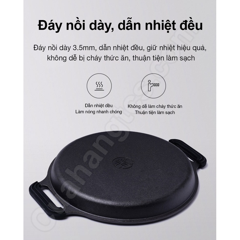 Chảo gang nướng Xiaomi Zhiwuzhu ZGKP001TCM