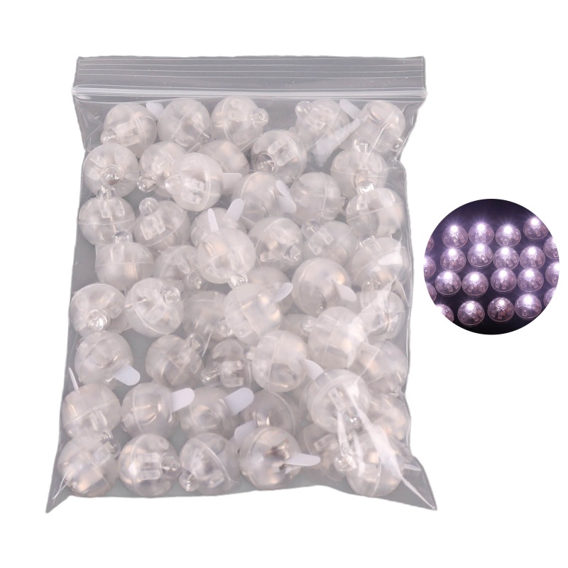 Đèn Lồng LED Tròn Mini Phát Sáng Trong Bóng Tối Trang Trí Lễ Hội