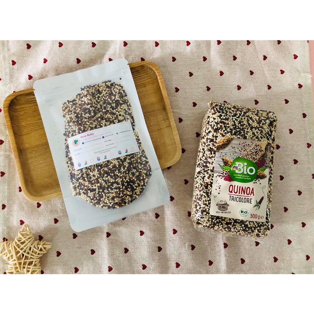 HẠT DIÊM MẠCH QUINOA HỮU CƠ Bio Đức chuẩn Bill