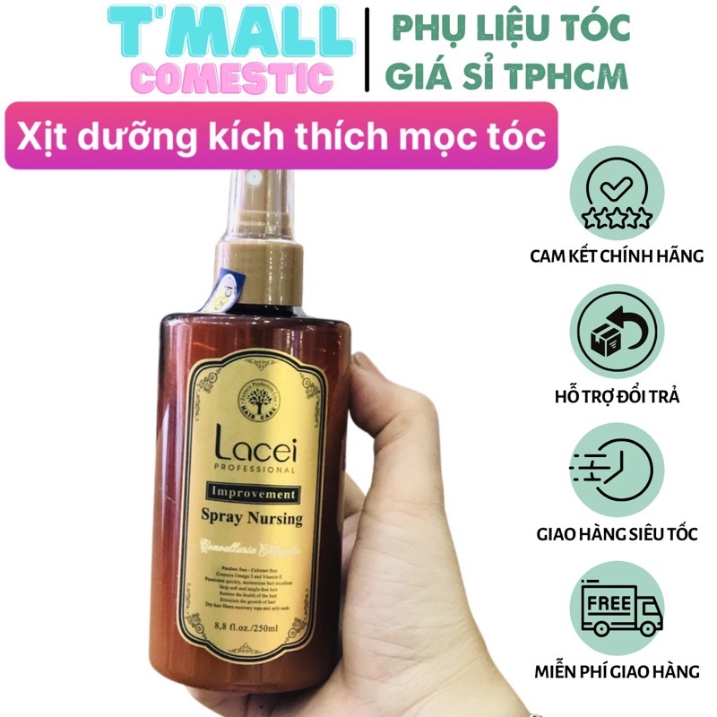 Xịt Dưỡng Kích Thích Mọc Tóc Lacei Improvement Hair Spray Nursing 250ml PLTPINKY