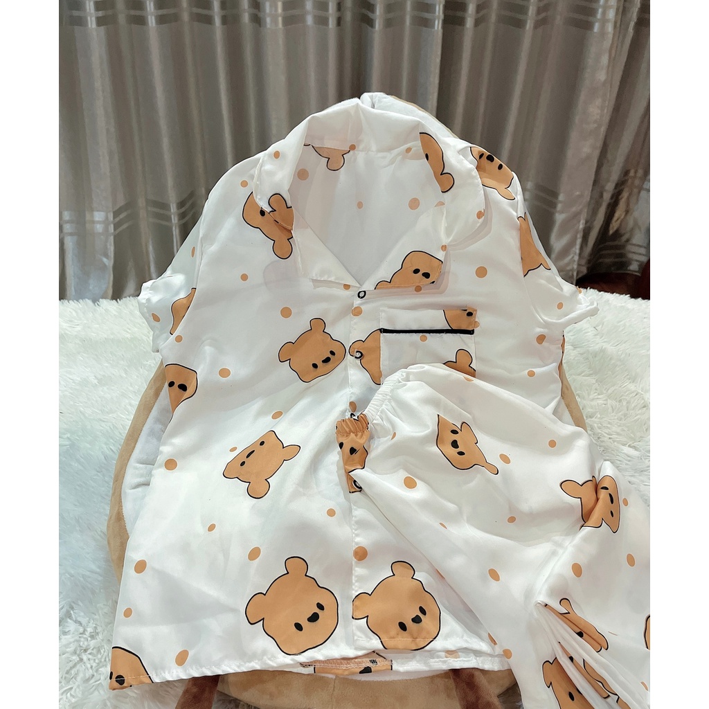 Bộ Pijama Cánh Dơi Ngắn Tay size 40 - 70kg - Bộ Ngủ phong cách Ulzzang Cute Hot Trend 2022 chất KATE thái giá rẻ | BigBuy360 - bigbuy360.vn