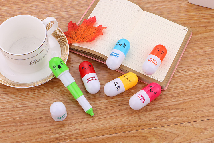 1 Bút Bi Hình Viên Thuốc Đáng Yêu