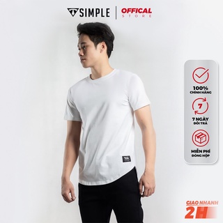Áo Thun Nam Cổ Tròn TSIMPLE phông trơn tay ngắn vải Cotton cao cấp chống nhăn form rộng LongTee JB AJB02