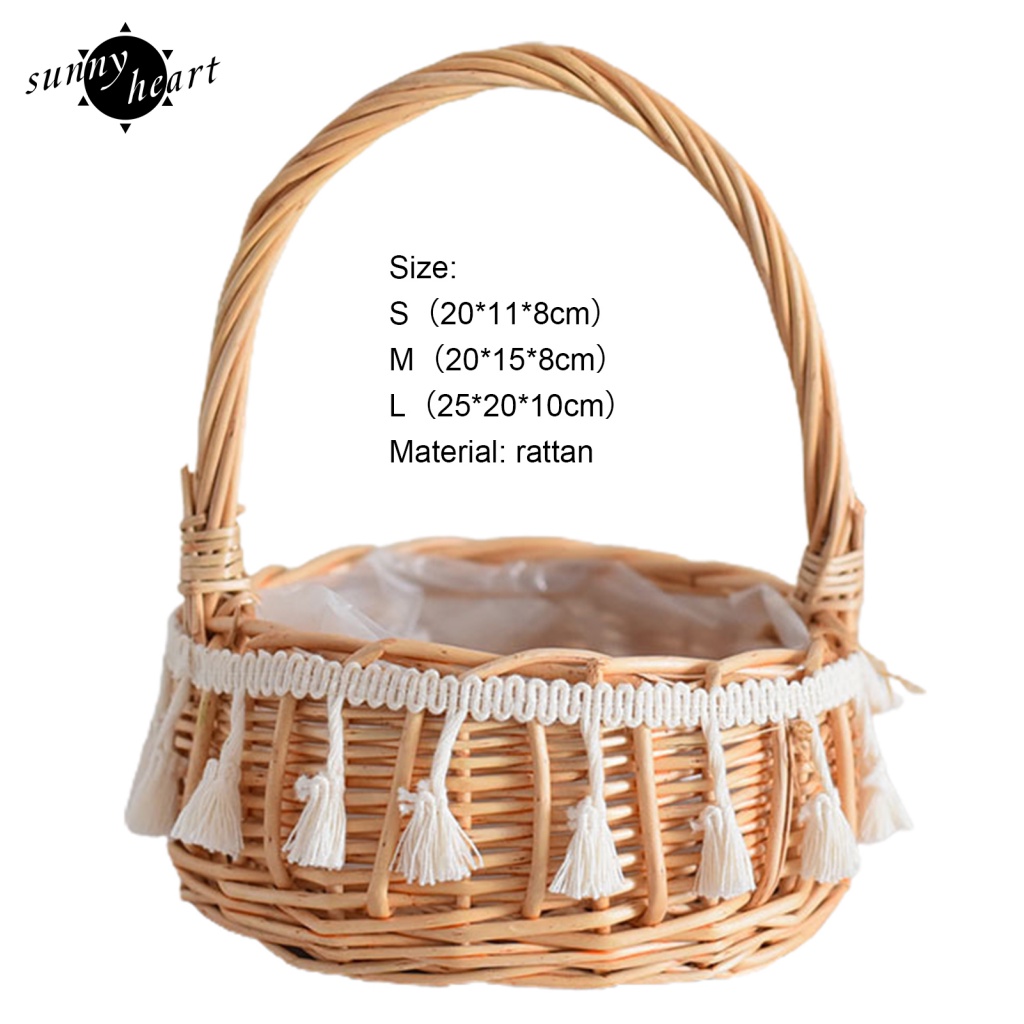 Giỏ Đựng Hoa 3 Kích Cỡ Đa Chức Năng Dùng Hàng Ngày