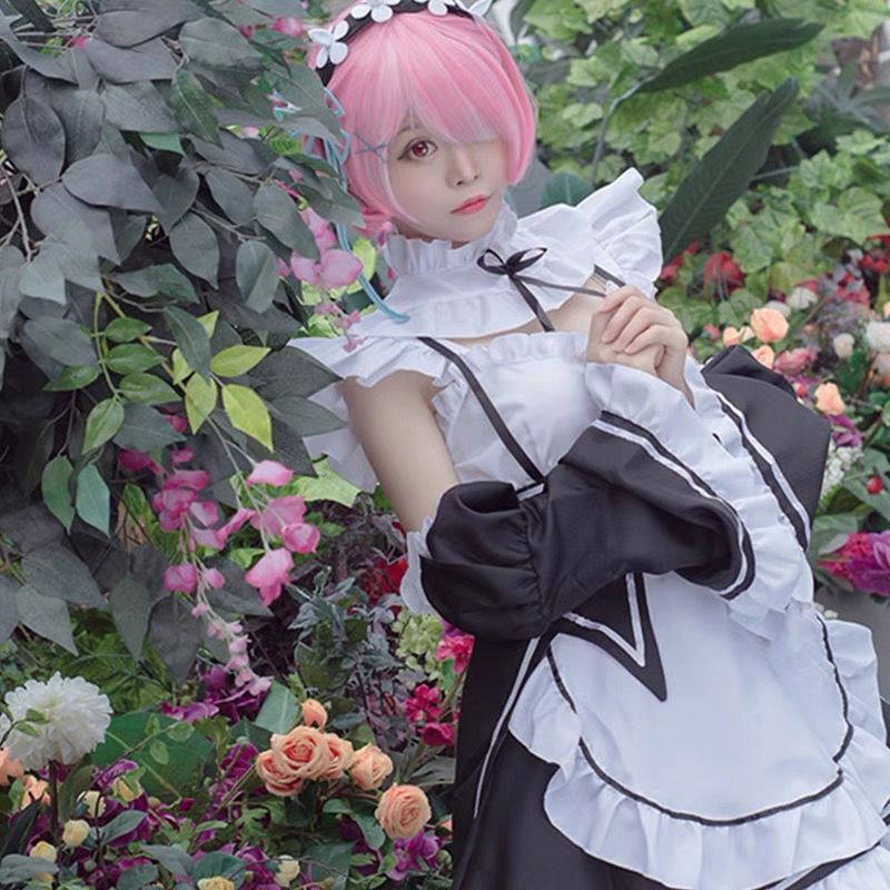 Bộ Đồ Hóa Trang Cô Hầu Gái Ram Rem Trong Phim Re: Zero