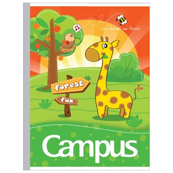 Vở Have Fun - 4 Ô Ly 96 Trang ĐL 80g/m2 - Campus NB-AHAF96 (Mẫu Màu Giao Ngẫu Nhiên)