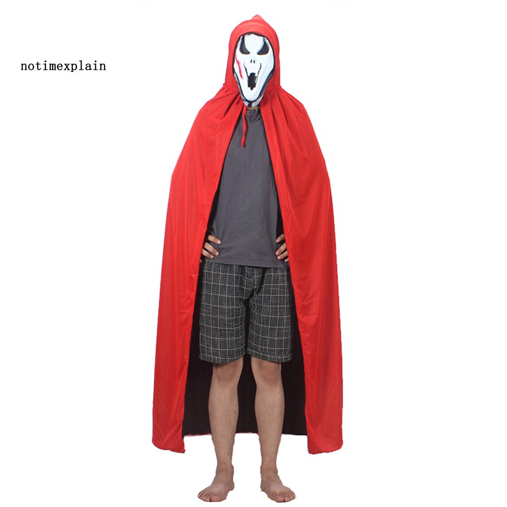 BEST Halloween Kids Hooded Witch Wizard Vampire Cloak Cosplay Costume Cape Gown Robe