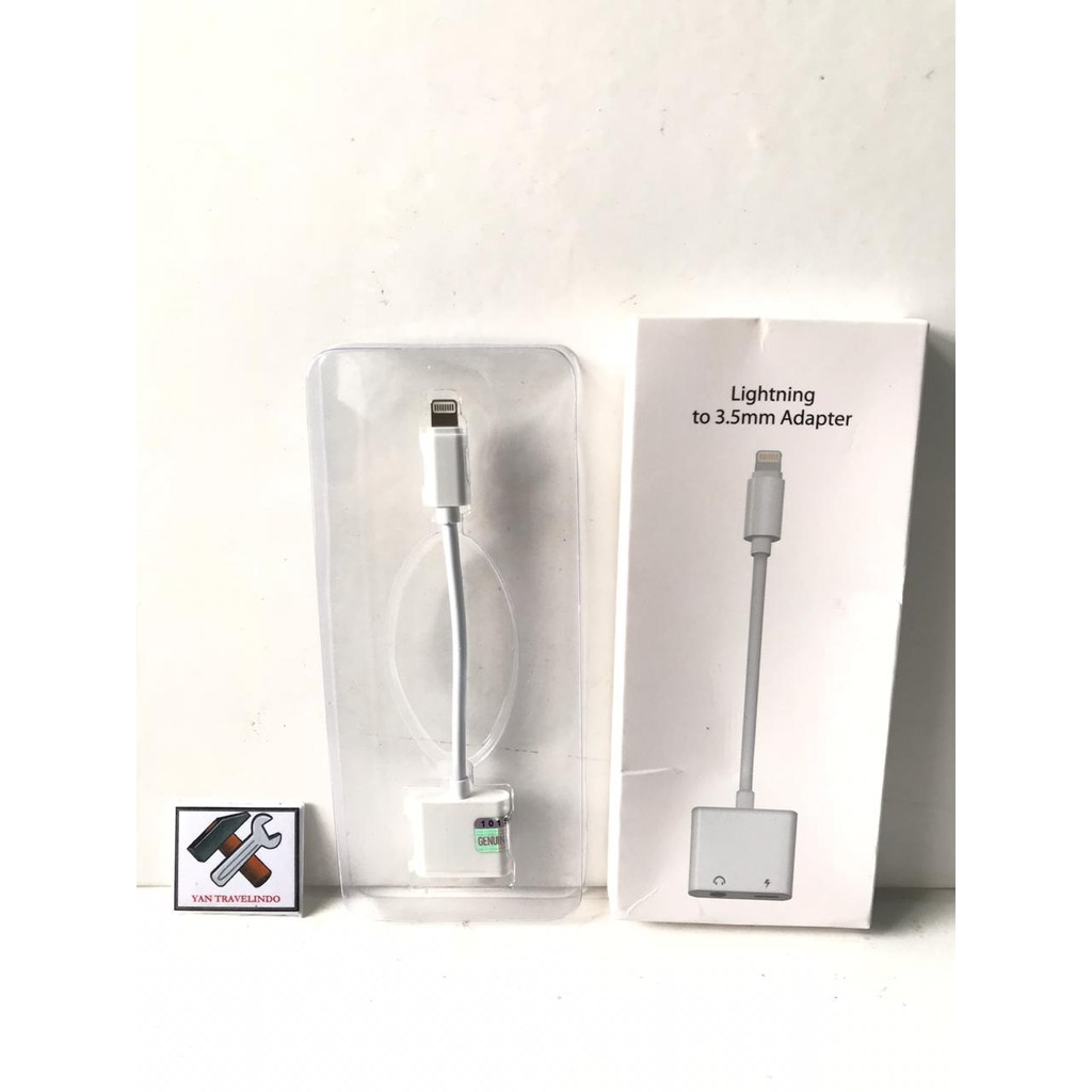 Apple Đầu Chuyển Đổi Cổng Lightning Sang Cổng Tai Nghe 3.5 mm Và Sạc Cho Iphone