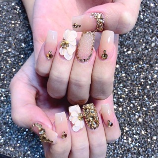 Móng tay giả Nail thiết kế bộ 24 móng -Nailbox