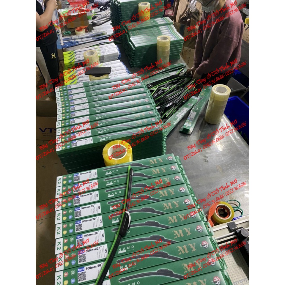 Chối gạt nước Mưa 3 khúc Siêu bền