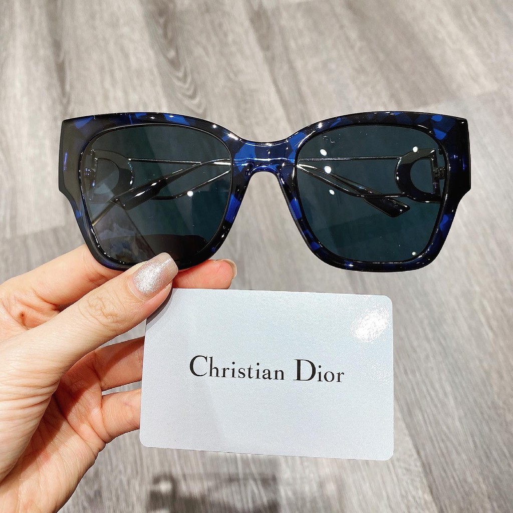 Kính mát nữ chính hãng Christian Dior Montaigne tuyệt phẩm - màu Xanh Havana siu đẹp