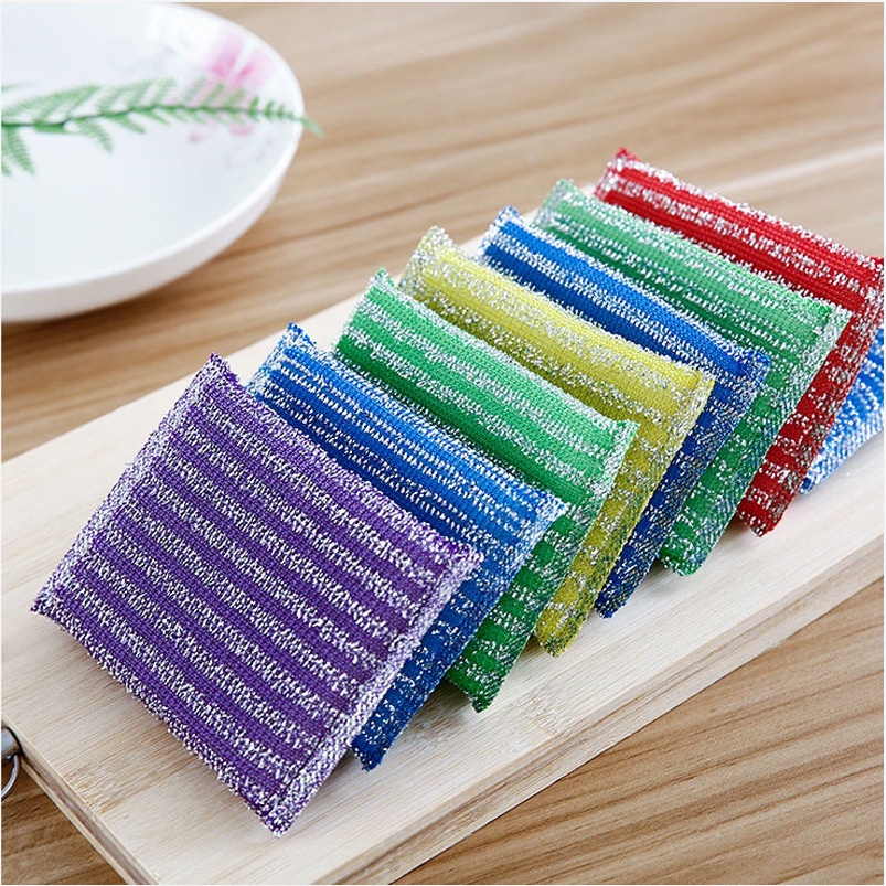 4 Miếng Rửa Chén Bát, Bọt Biển Rửa Bát Đĩa K31, Búi Lưới Vệ Sinh Bát Đĩa Chuyên Dụng Dễ Dàng Vệ Sinh An Toàn Tiện Dụng