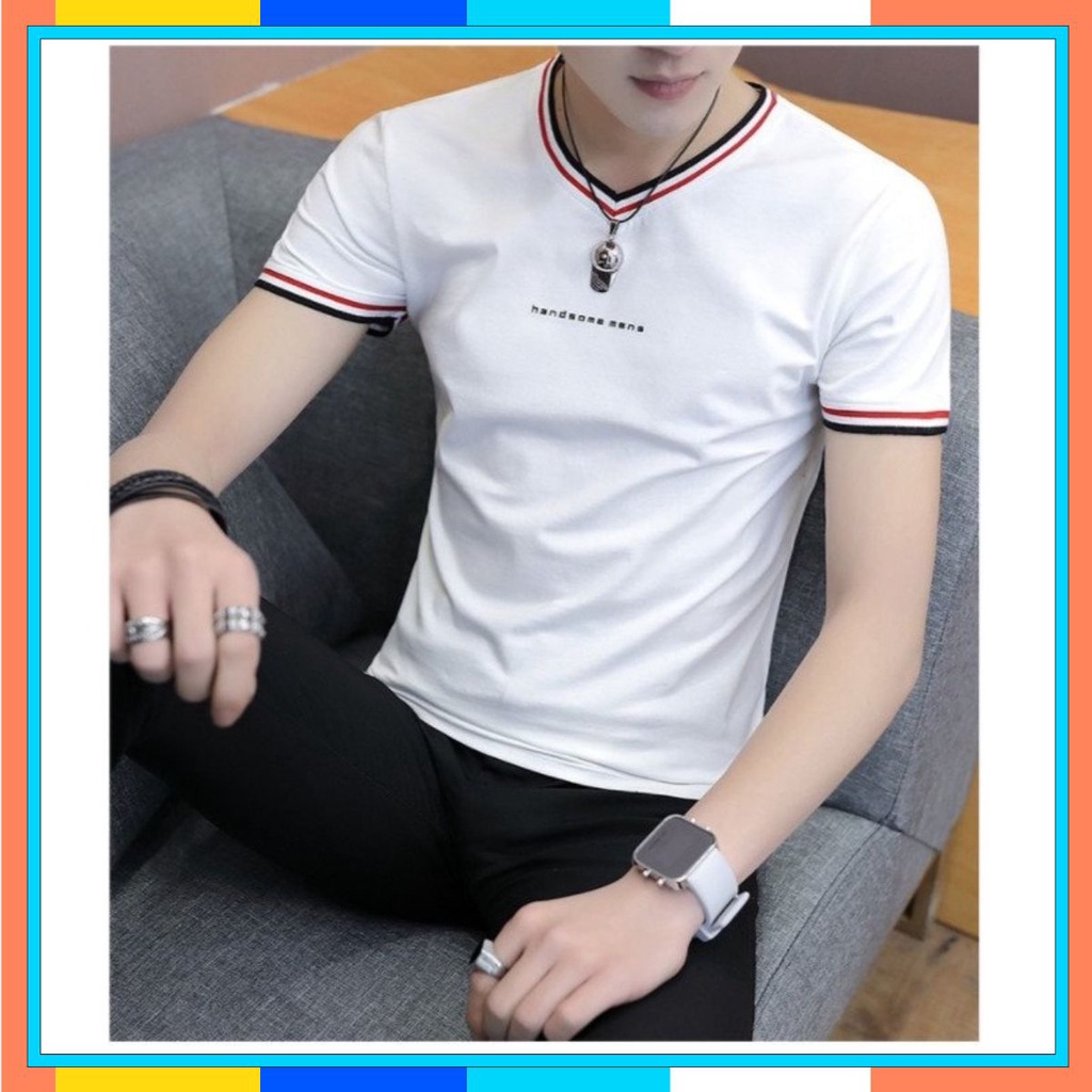 ✽Áo thun nam tay ngắn cổ tim dáng ôm body - Mã NA574