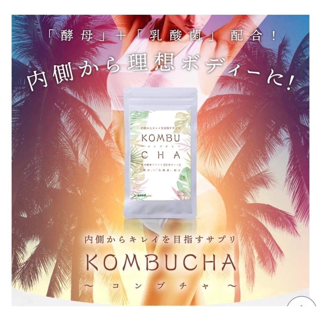 Viên giảm mỡ KOMBUCHA SEEDCOMS Nhật Bản - 90viên