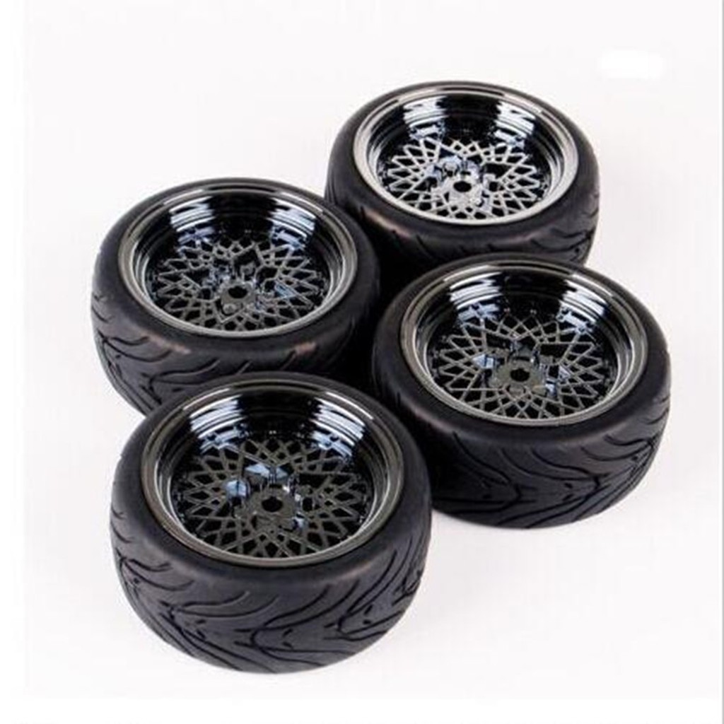 Bộ 4 bánh xe cao su cho xe địa hình HSP HPI RC tỉ lệ 1:10