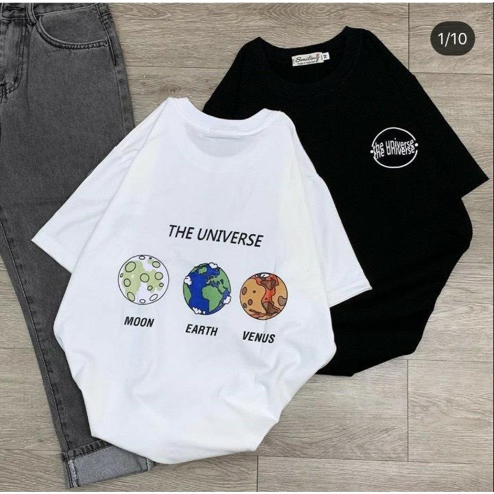 Áo tay lỡ The Universe unisex