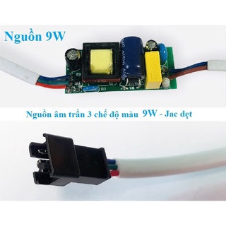 Nguồn âm trần, driver chấn lưu đèn LED âm trần, ốp nổi ( 4W --18,24 W) , 3 chế độ màu, 1 màu