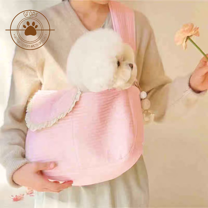 Túi vận chuyển cho chó mèo Ulzzang phong cách Hàn Quốc  siêu to cực xinh - 4pets official