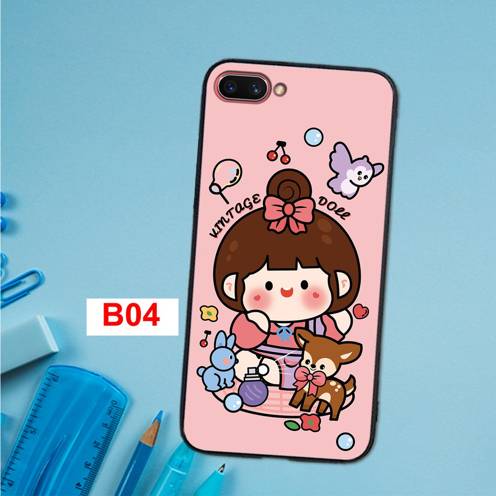 ỐP LƯNG OPPO A3S/A1K/REALME C1/REALME C2 HÌNH EM BÉ GÁI SIÊU CUTE-GIÁ RẺ