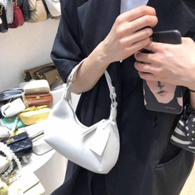 Túi xách IELGY màu trơn phong cách retro đơn giản