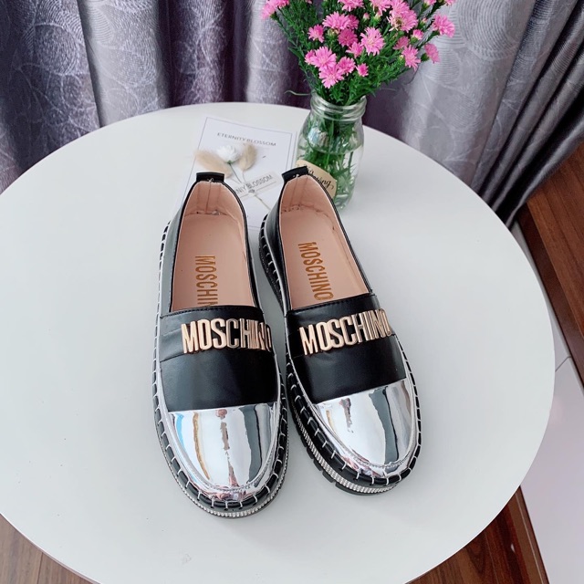 Slipon mos mũi pha bạc siêu sang chảnh | BigBuy360 - bigbuy360.vn