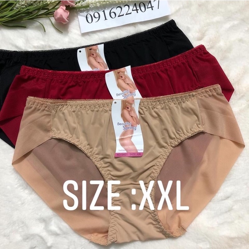 Set 5 Quần lót nữ size XXL hàng loại 1, quần chíp nữ chất xịn