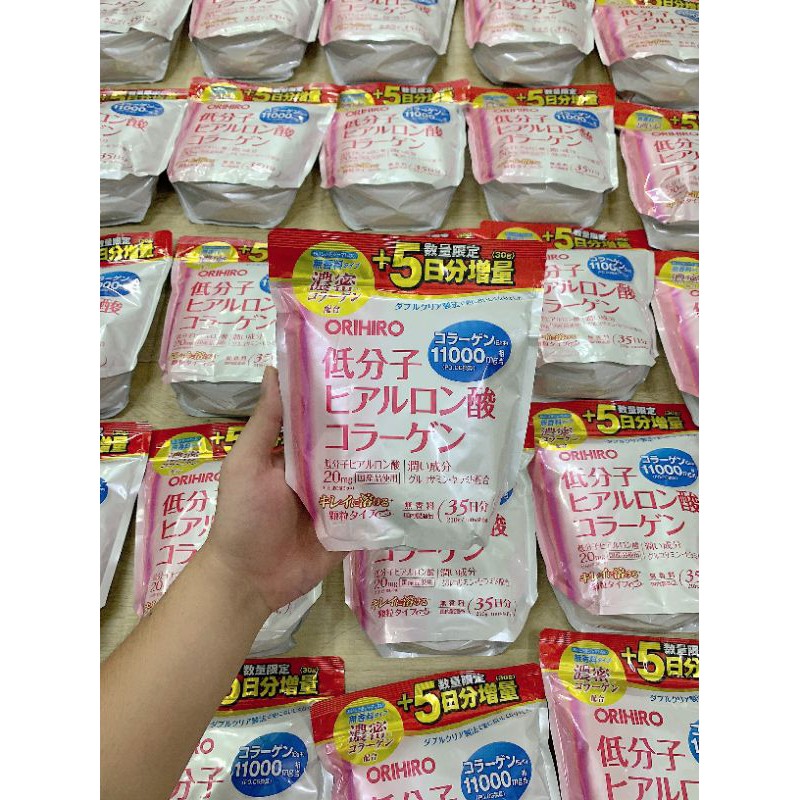 [Mã GROSALE2703 giảm 8% đơn 250K] Bột Collagen Hyaluronic Acid Orihiro 11000mg 210g ( Date 2022 ) | BigBuy360 - bigbuy360.vn