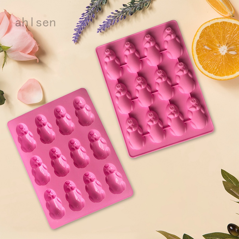 Khuôn Silicone Tạo Hình Làm Bánh Kẹo Hình Chú Heo Đáng Yêu