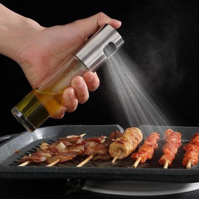 Bình xịt dầu ăn phun sương cho nồi chiên không dầu chai thủy tinh cao cấp 100ml
