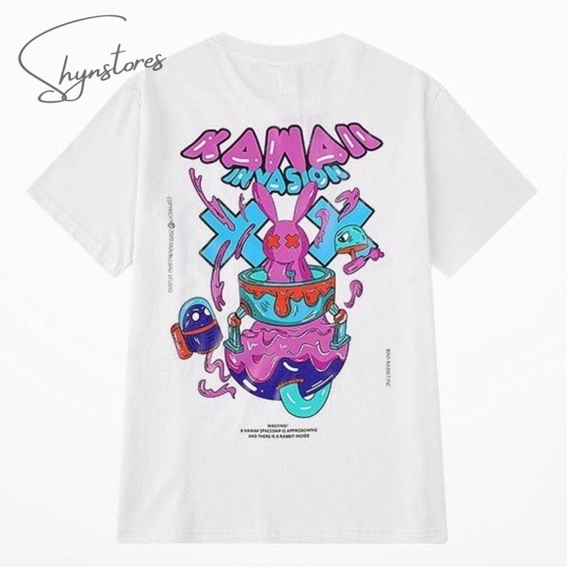 Áo thun tay lỡ Unisex Shynstores , áo phông nam nữ form rộng có size freeship