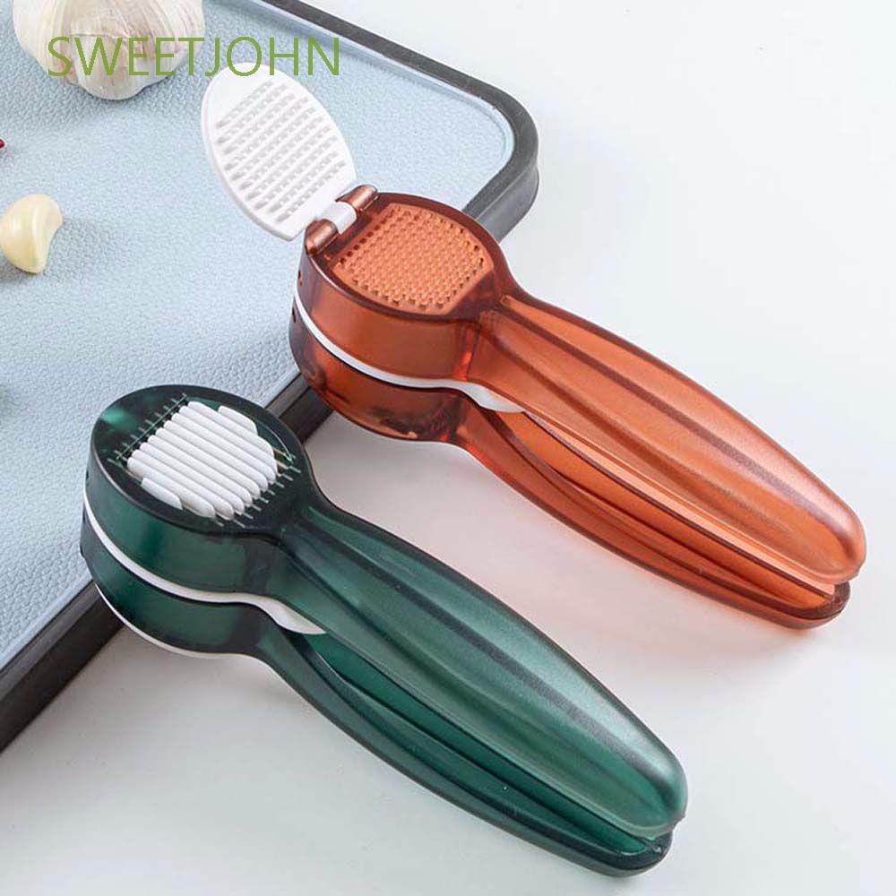 Dụng Cụ Nghiền Tỏi Bằng Thép Không Gỉ 2 Trong 1 Đa Năng