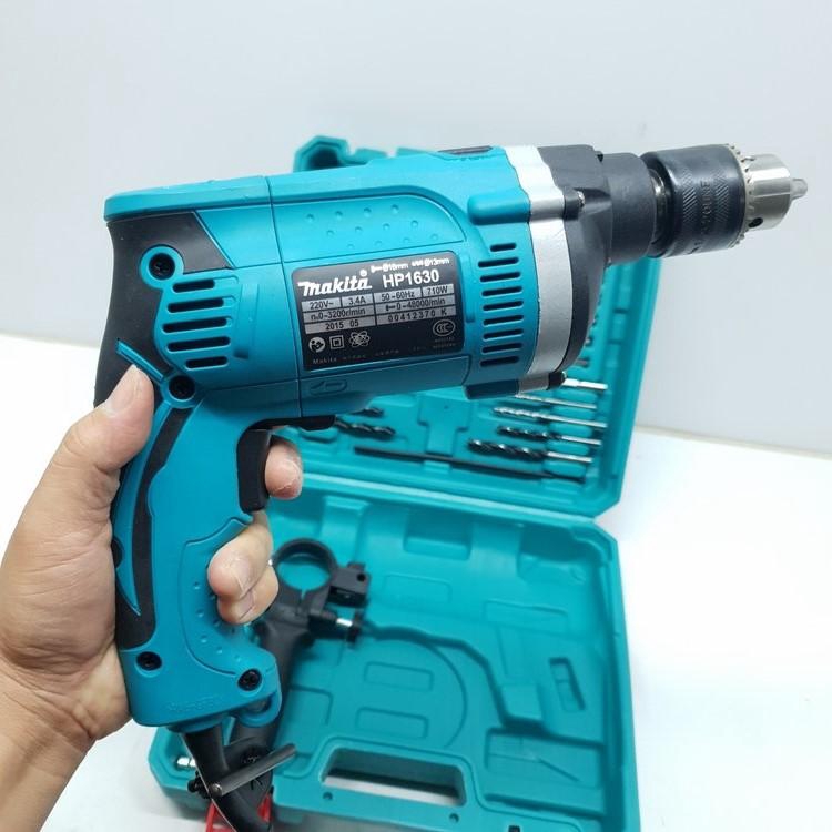 [Hàng nhập khẩu] Máy khoan Tường 13 Ly Makita HP1630 Có chế độ khoan búa