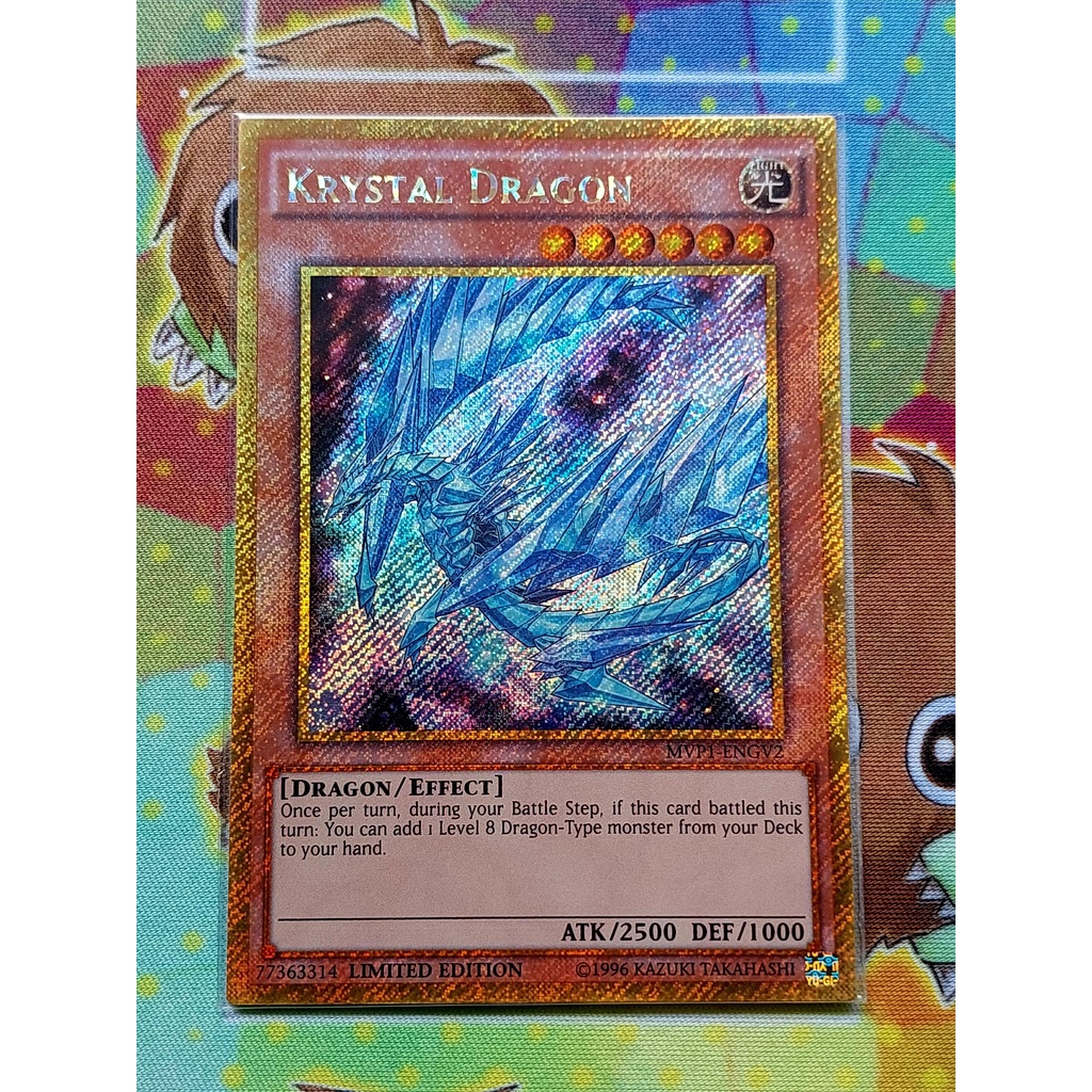 Thẻ Bài Yugioh Monster Krystal Dragon - MVP1-ENGV2