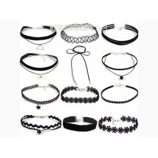 Vòng cổ choker combo 10 chiêc