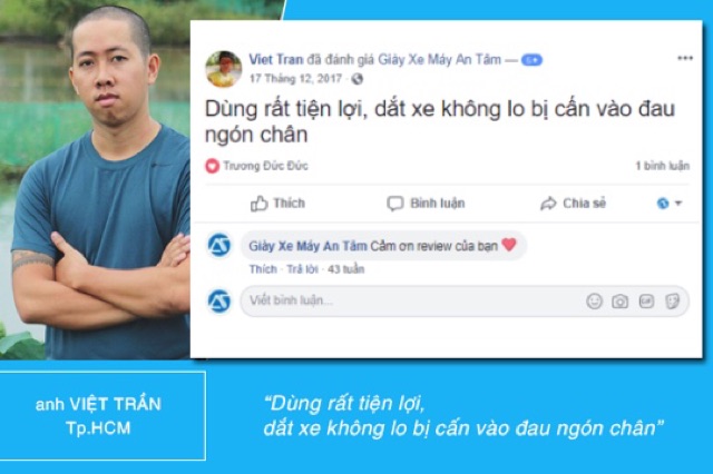 Mua 4 tặng 1 giày xe máy An Tâm