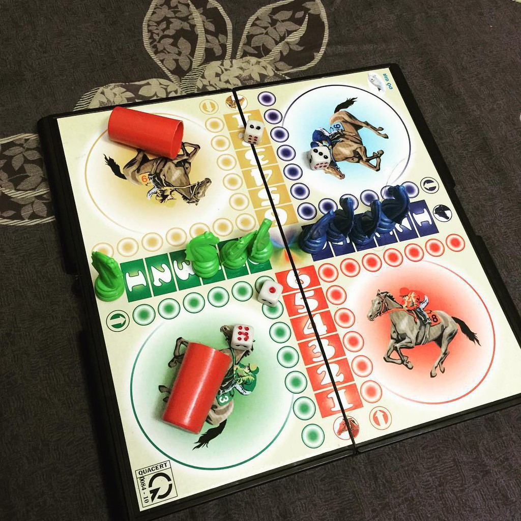 Bộ bàn cờ Cá Ngựa, nam châm 28 cm x 28 cm