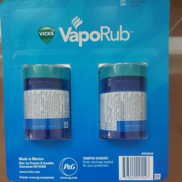 Dầu bôi ấm ngực VICKS VapoRub 100g