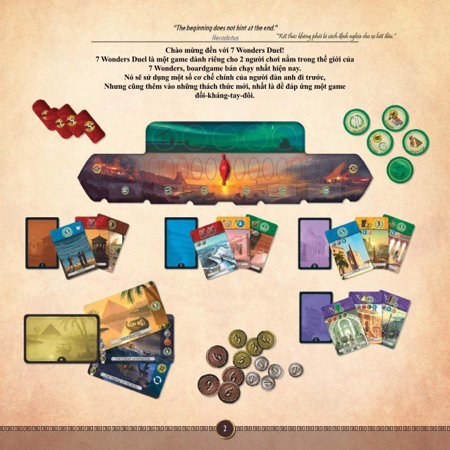 Boardgame bài 7 Wonders Duel