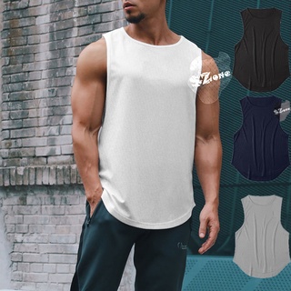 Áo sát nách thể thao nam tập gym - chất liệu thun lỗ kim cao cấp szone sa108