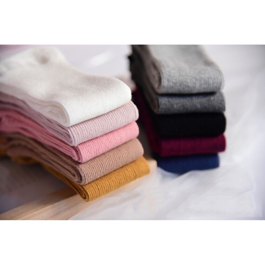 Vớ cotton dài dành cho bé gái