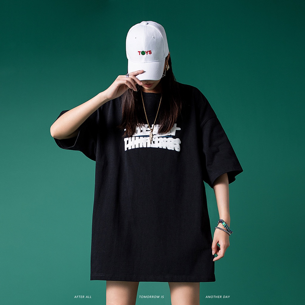 Áo thun nam nữ phong cách Unisex Try New Thinking 2 màu đen trắng (V226)