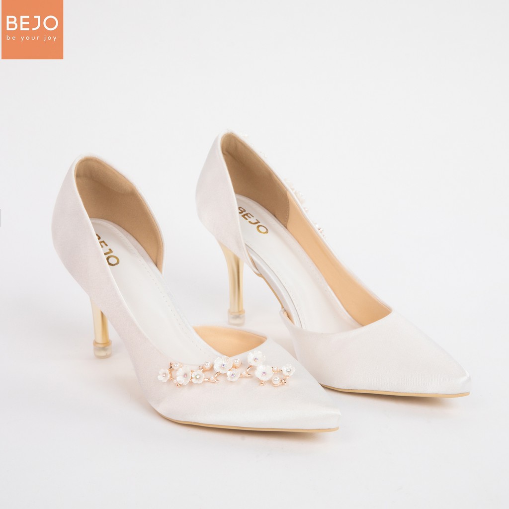 GIÀY CƯỚI - GIÀY CÔ DÂU H51.05 HOA MAI - WEDDING SHOES