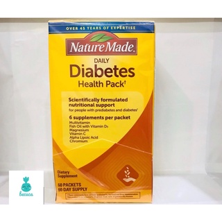 Viên điều hòa tiểu đường Nature Made Diabetes 60 gói