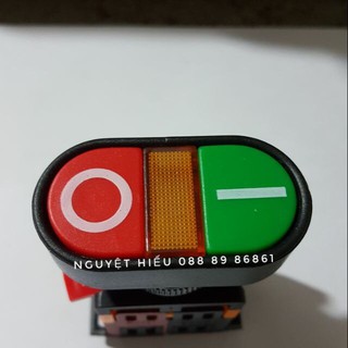Nút nhấn nhả on off có đèn báo phi 22