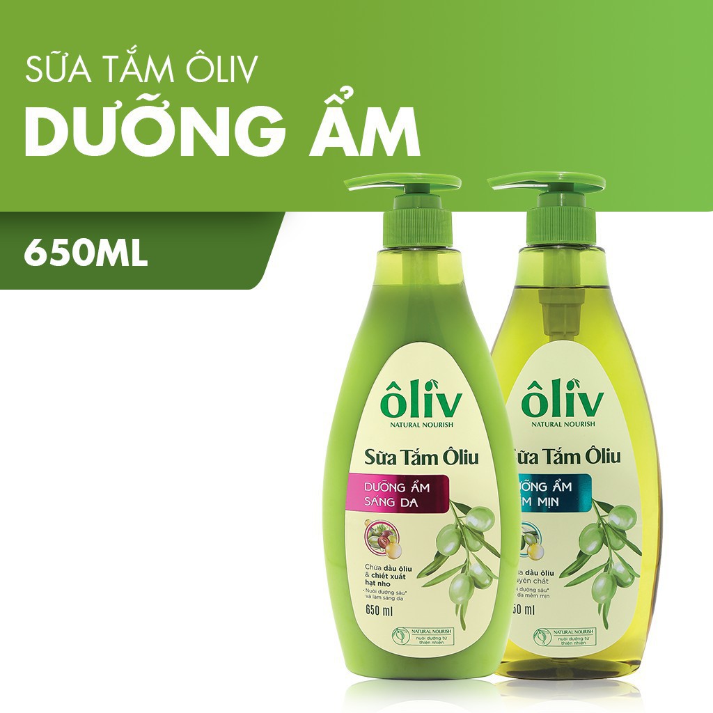 Sữa tắm oliu Oliv de Provence 650ml