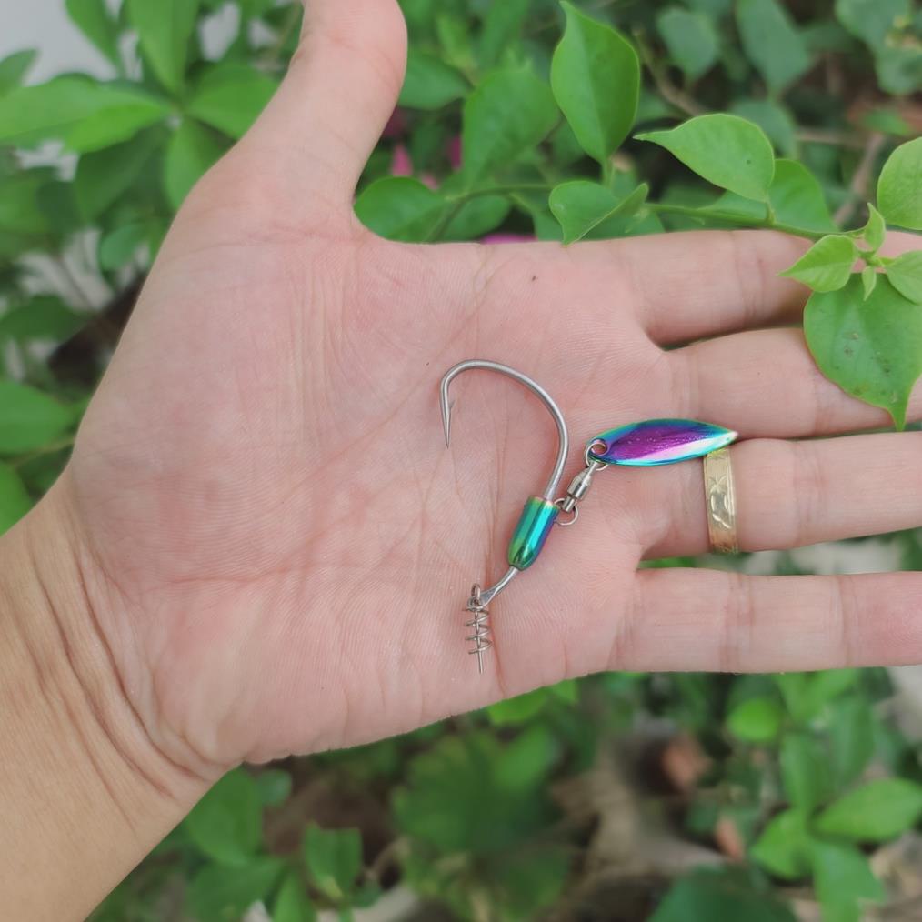 Lưỡi Câu Cá Lóc AR15 Titan cao cấp _lưỡi câu lure