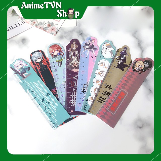 Thước Kẻ Nhựa phủ nhũ Anime/Manga Kaguya-sama wa Kokurasetai Tensai-tachi- Nhiều mẫu In hình siêu xinh